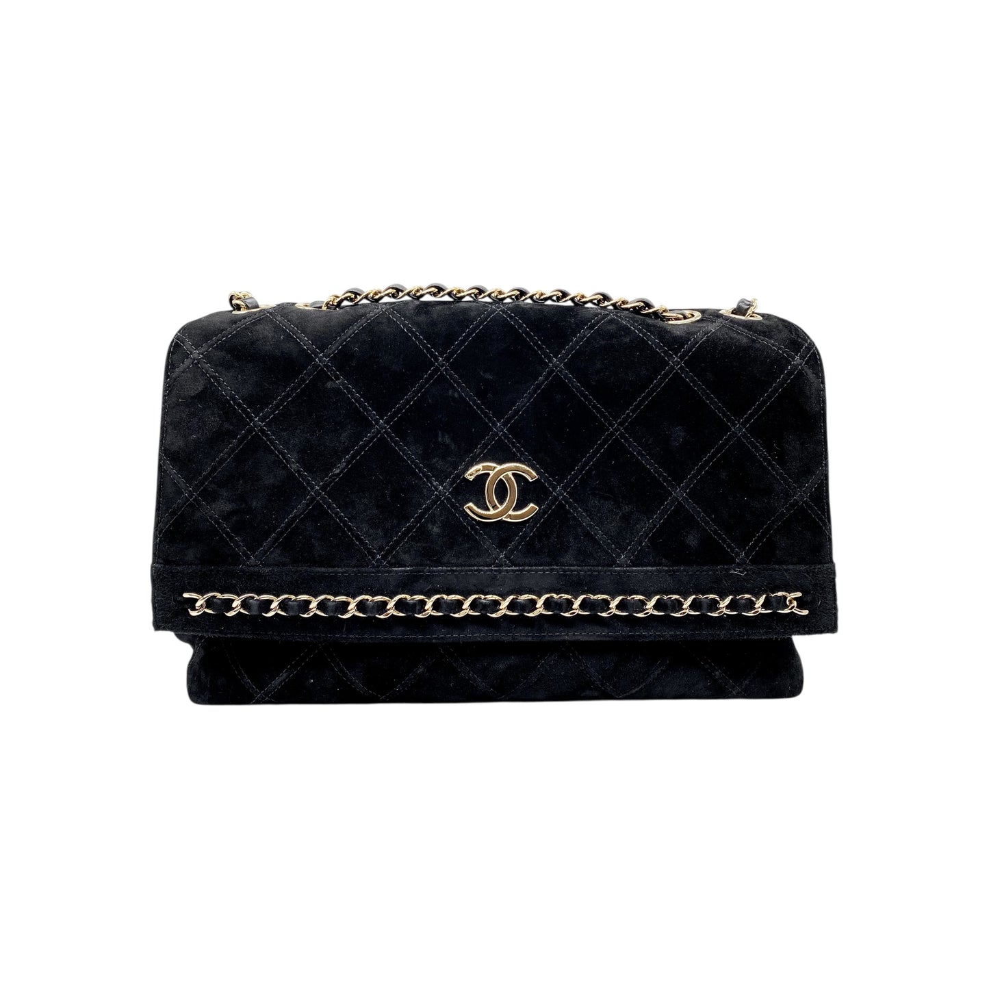Chanel Black Rock & Chain Flap Bag