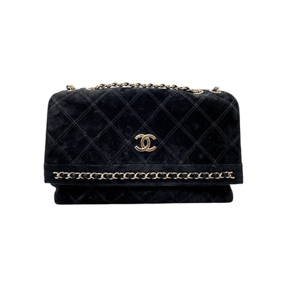 Chanel Black Rock & Chain Flap Bag