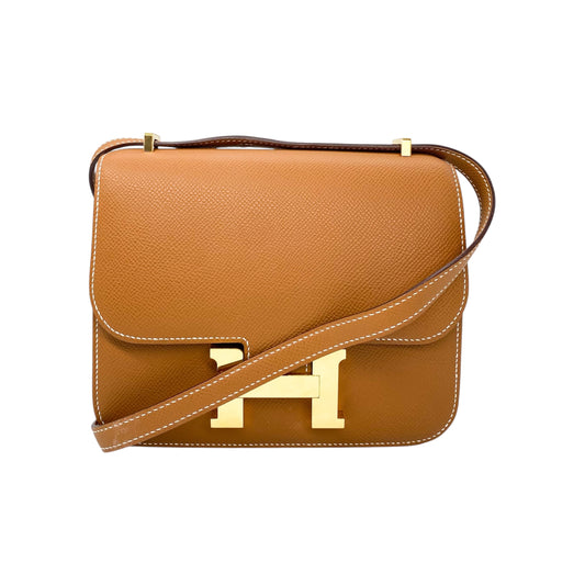 Hermes Constance 18 Gold Epsom Gold Hardware