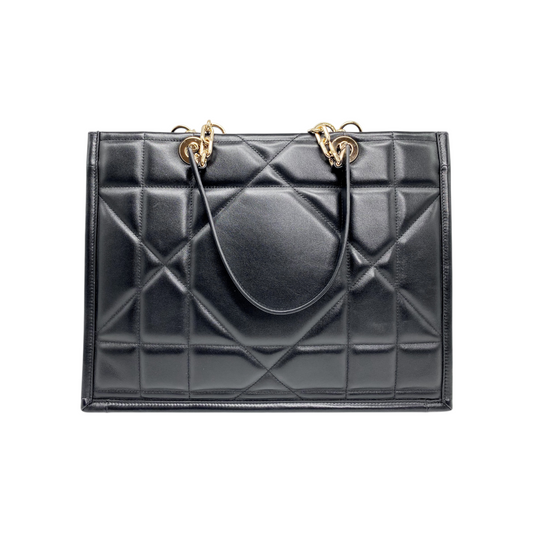 Dior Black Archicannage Essential Tote Bag