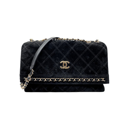 Chanel Black Rock & Chain Flap Bag