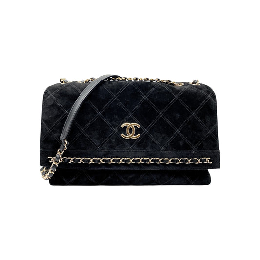 Chanel Black Rock & Chain Flap Bag