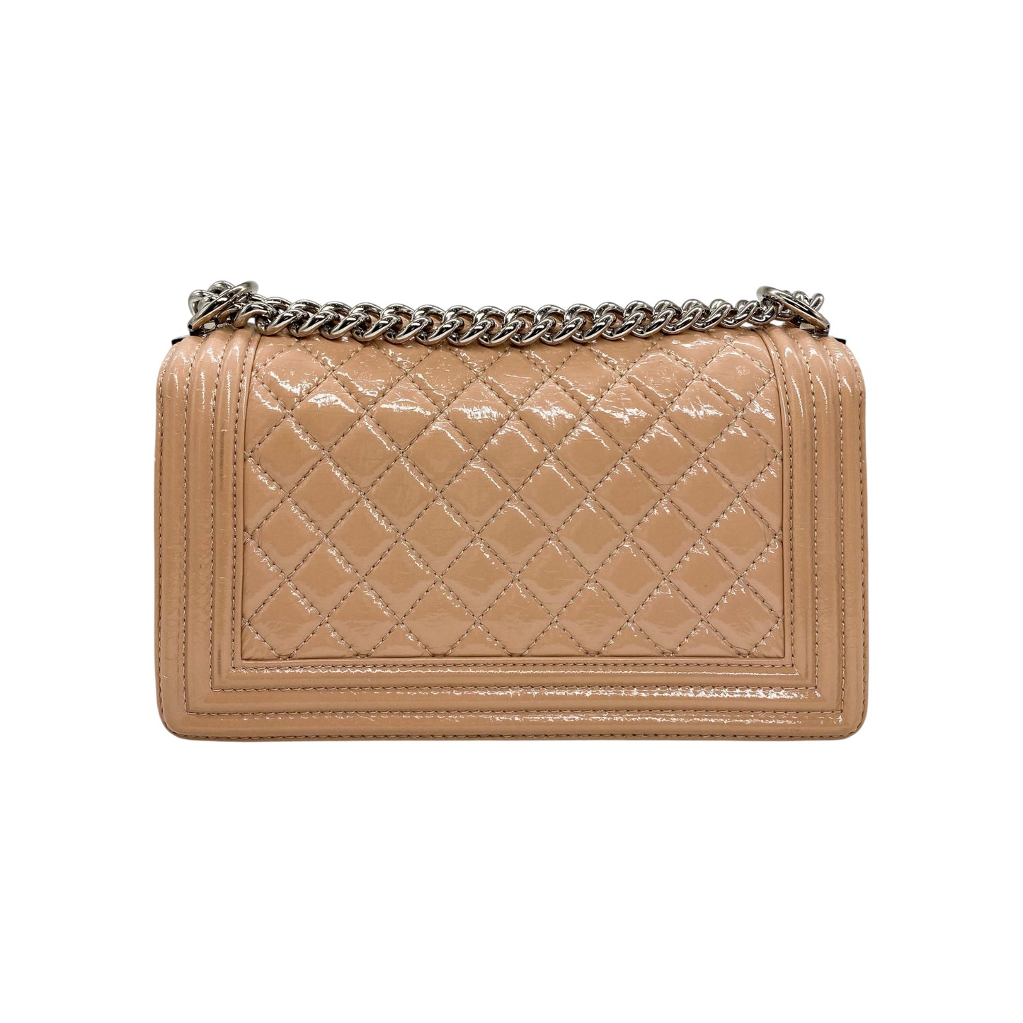 Chanel Beige Old Medium Boy Bag