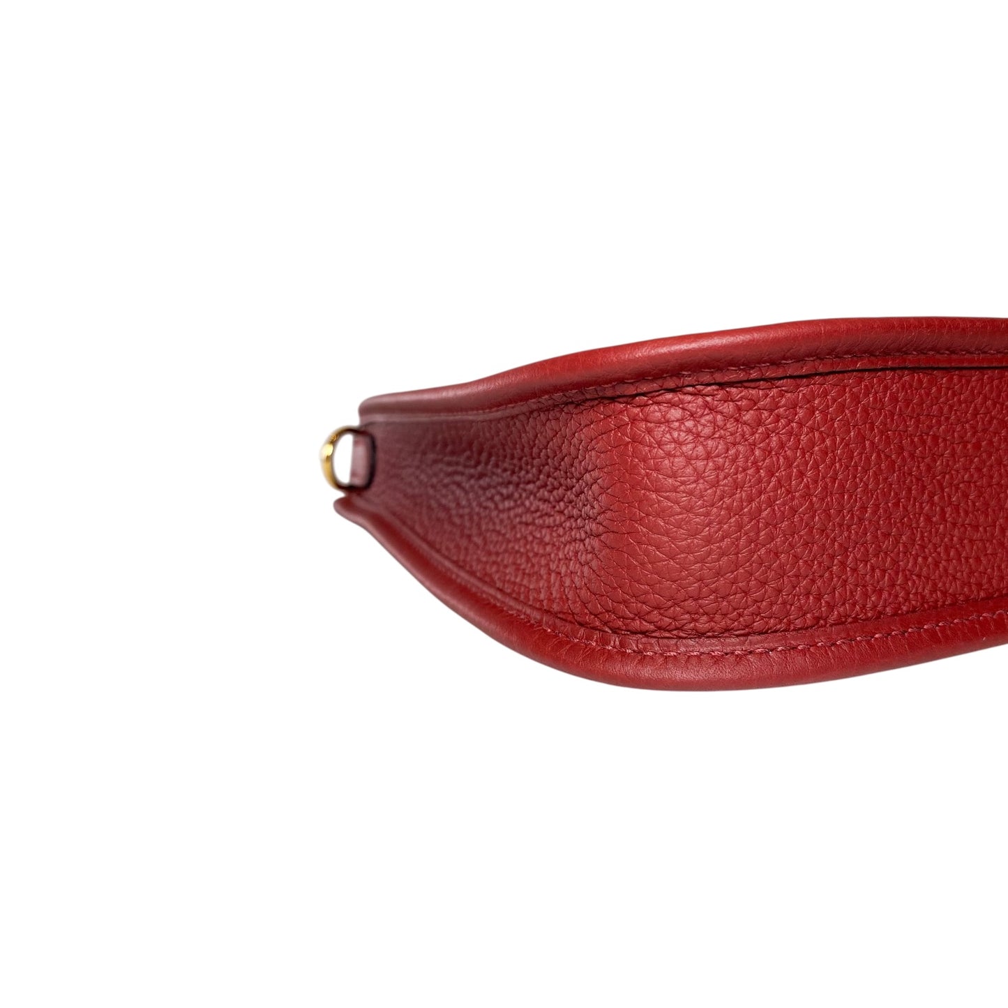 Hermes Evelyne TPM Rouge H Gold Hardware