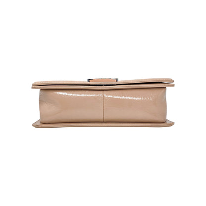 Chanel Beige Old Medium Boy Bag
