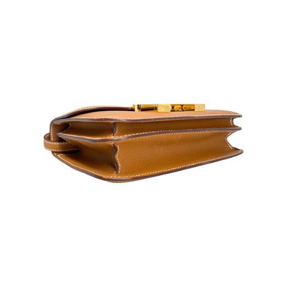 Hermes Constance 18 Gold Epsom Gold Hardware