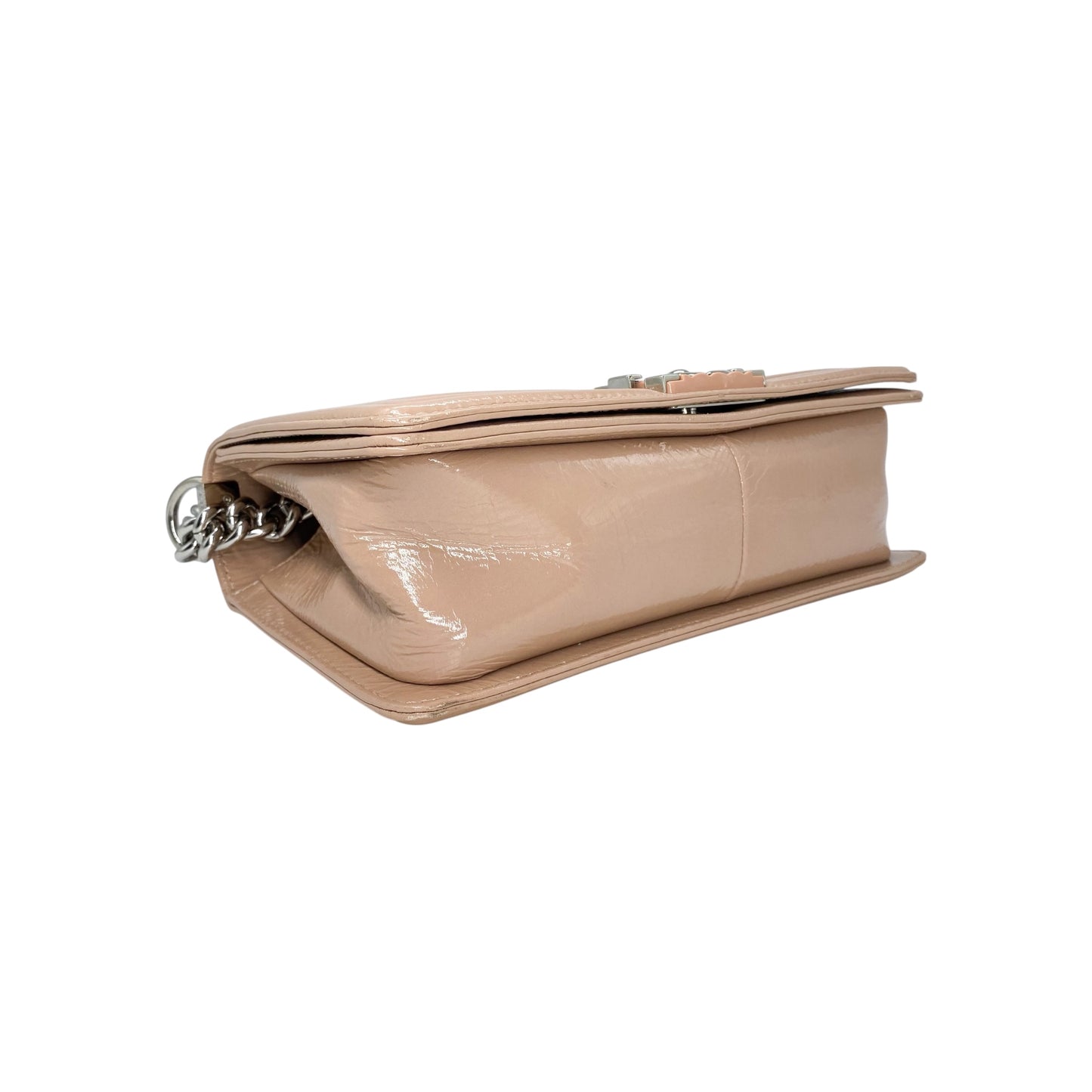 Chanel Beige Old Medium Boy Bag
