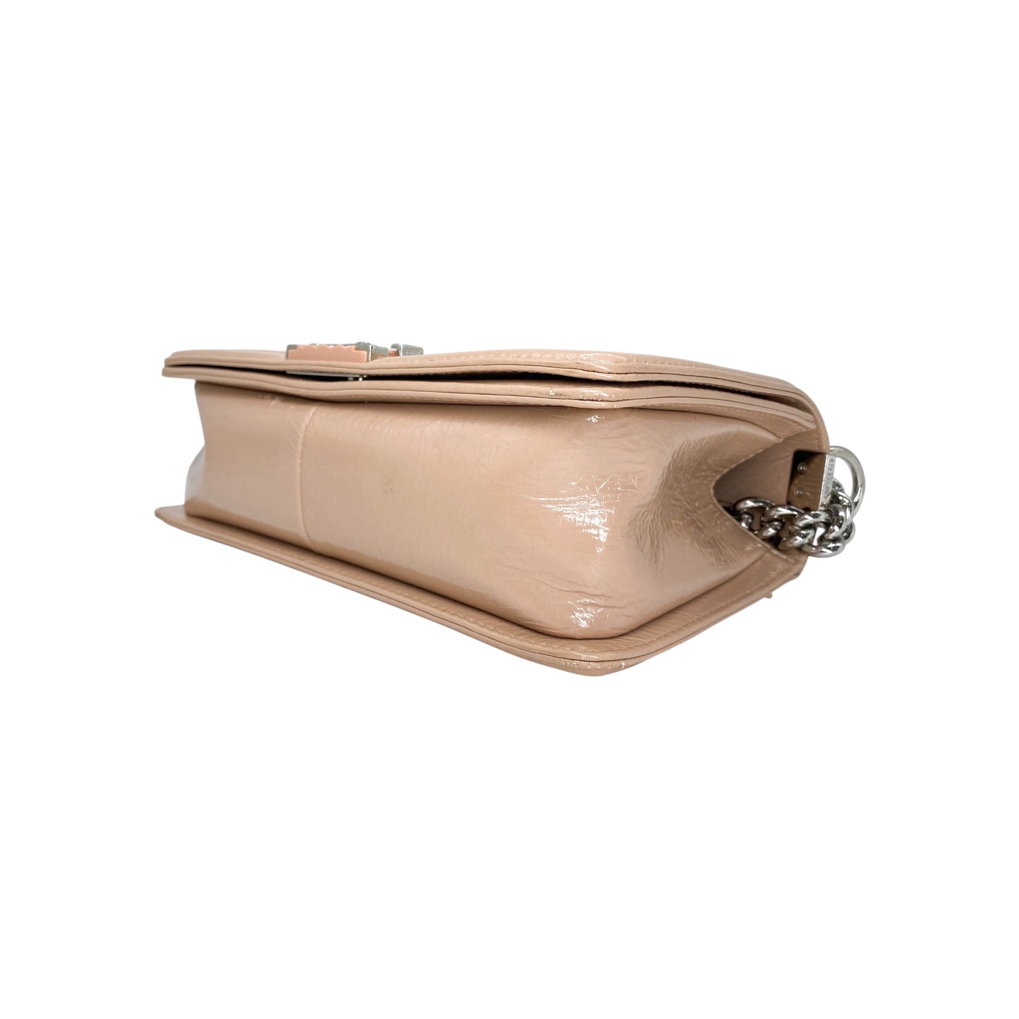 Chanel Beige Old Medium Boy Bag