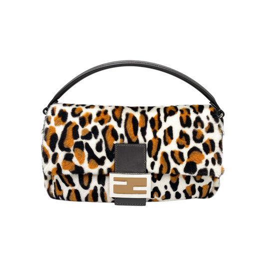 Fendi Leopard Print Baguette