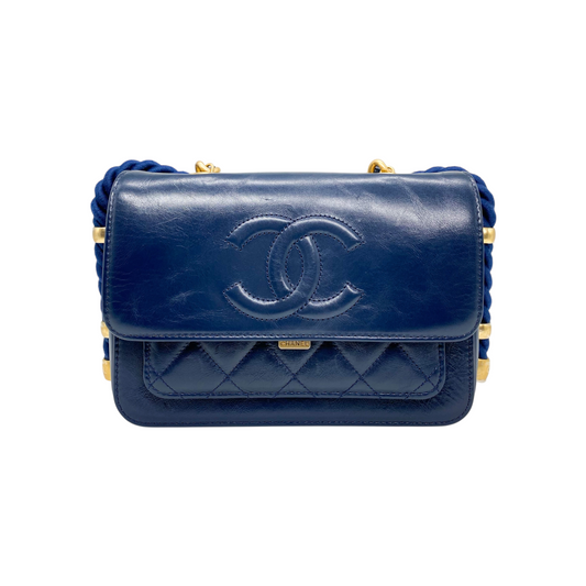 Chanel Navy En Vogue Flap Bag