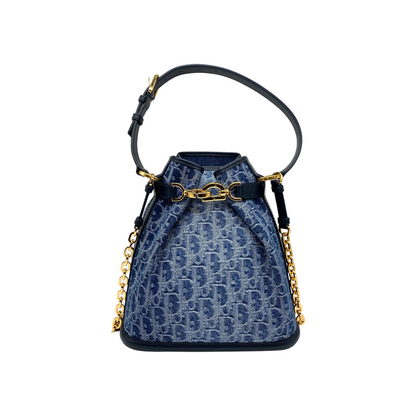 Dior Navy Oblique C’est Dior Bucket
