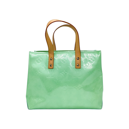 Louis Vuitton Green Vernis Reade Monogram Tote PM