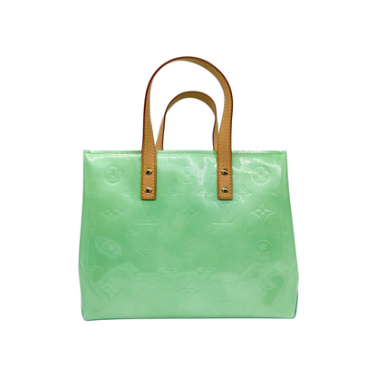 Louis Vuitton Green Vernis Reade Monogram Tote PM