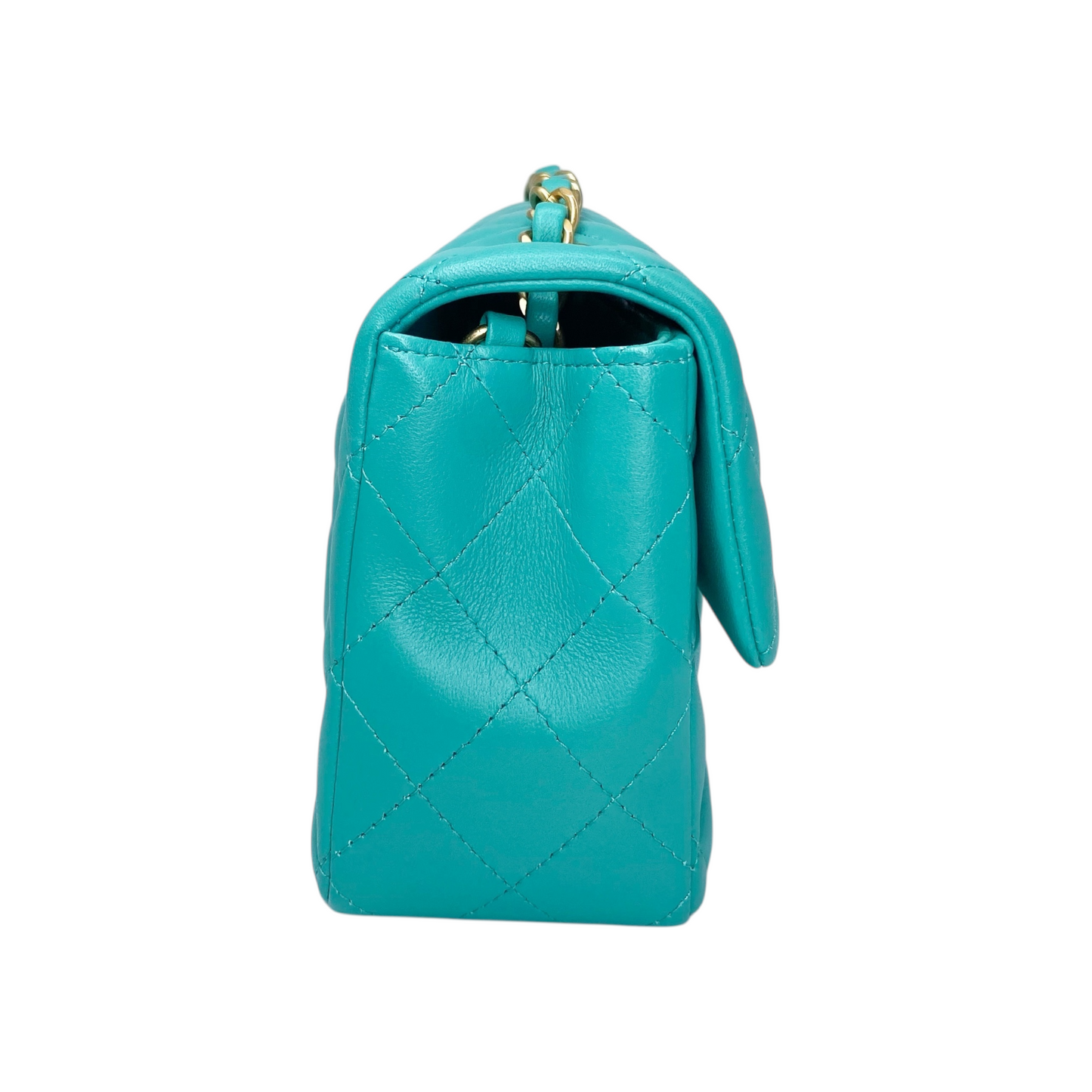 Chanel Turquoise Mini Rectangle