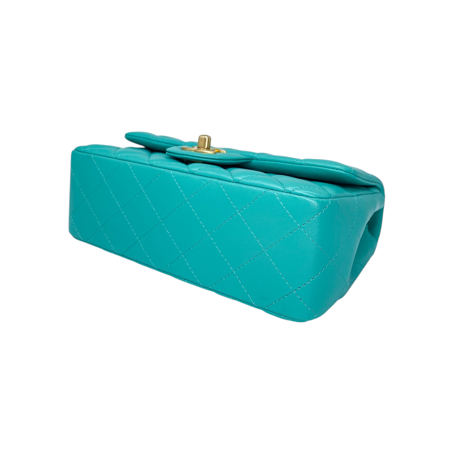 Chanel Turquoise Mini Rectangle
