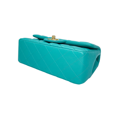 Chanel Turquoise Mini Rectangle