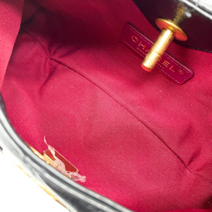 Chanel Black Hobo 2-Way Chain