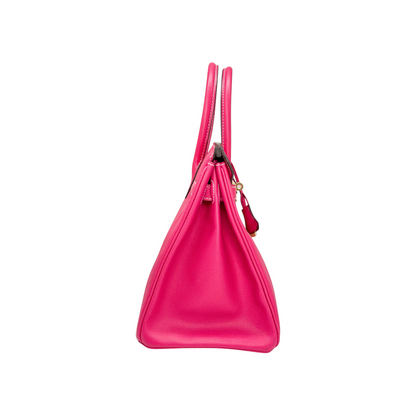 Hermes Birkin 30 Rose Tyrien Epsom Gold Hardware