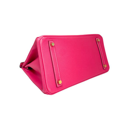 Hermes Birkin 30 Rose Tyrien Epsom Gold Hardware