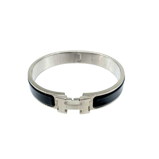 Hermes Noir Clic H Bracelet