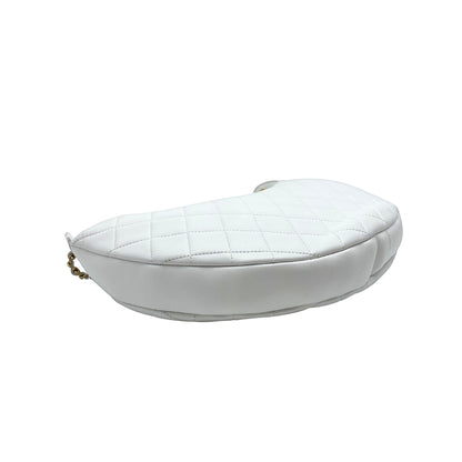 Chanel White All About Chains Hobo Bag