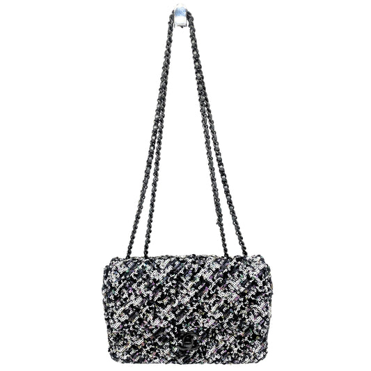 Chanel Mini Sequin Rectangle Single Flap Bag