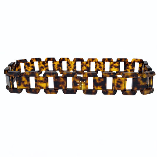 Prada tortoiseshell-effect chain-design Belt