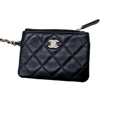 Chanel Black Mesh Hobo With Chains