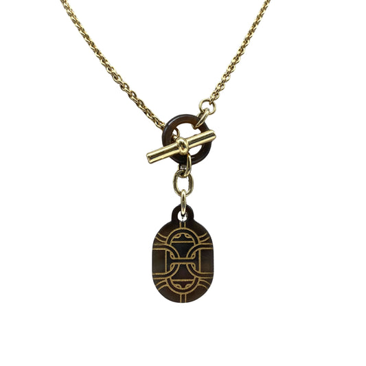 Hermes Chaine D’Ancre Buffalo Horn Necklace