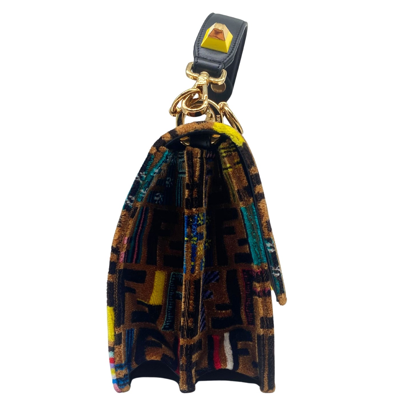 Fendi Tabacco Zucca Velvet Multicolor
