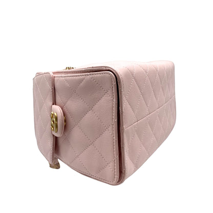 Chanel 25 Small Quilted Caviar Hobo