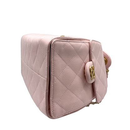 Chanel 25 Small Quilted Caviar Hobo