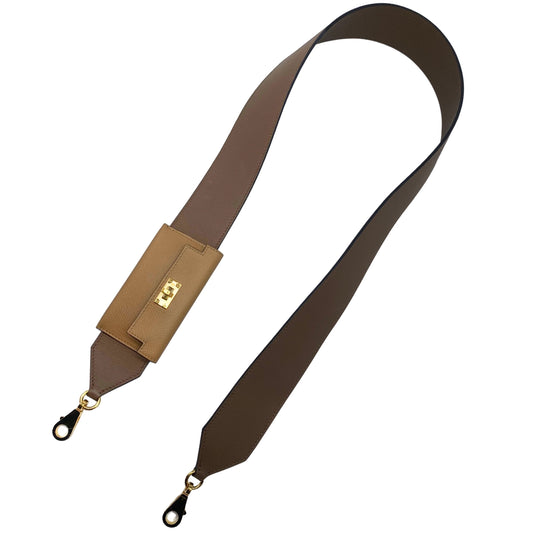Hermes Swift Epsom Pocket Kelly Shoulder Strap Alezan Biscuit