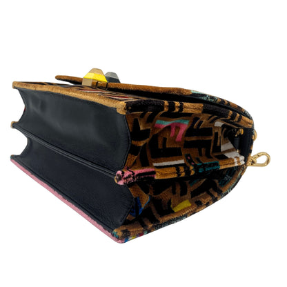 Fendi Tabacco Zucca Velvet Multicolor