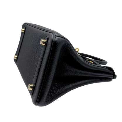 Hermes Birkin 25 Noir Togo Leather