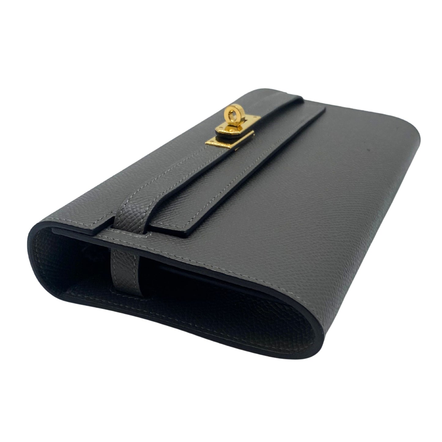 Kelly-To-Go Etain Epsom & Gold Hardware