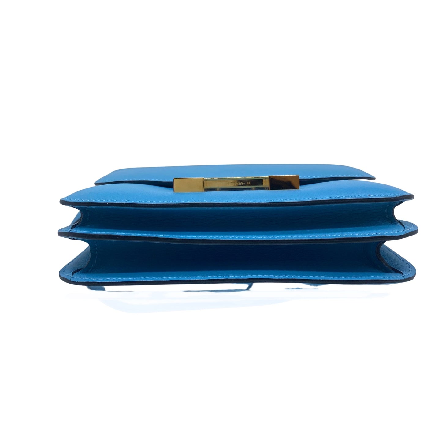 Hermes Constance 18 Bleu Du Nord Gold Hardware Evercolor