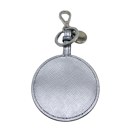 Prada Silver Mirror Keychain