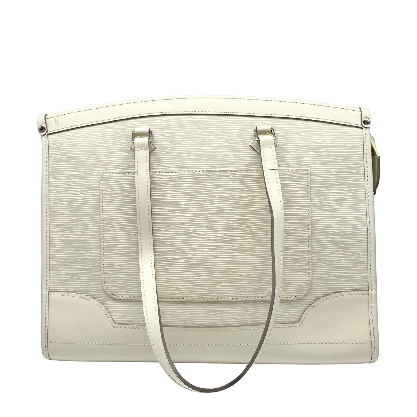 Louis Vuitton White Epi Madeleine