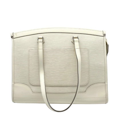 Louis Vuitton White Epi Madeleine