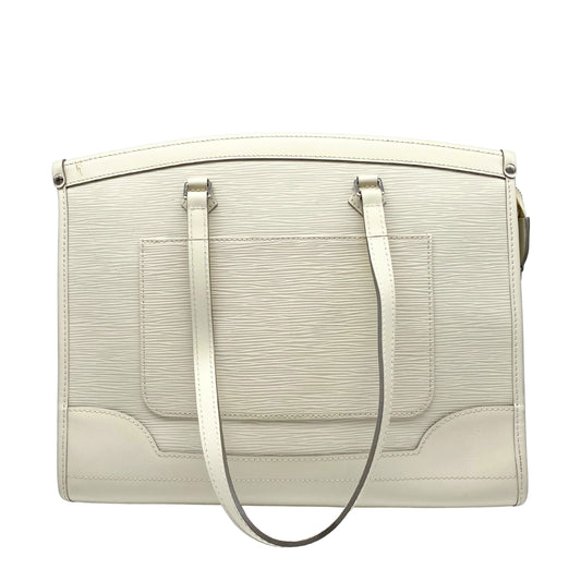 Louis Vuitton White Epi Madeleine