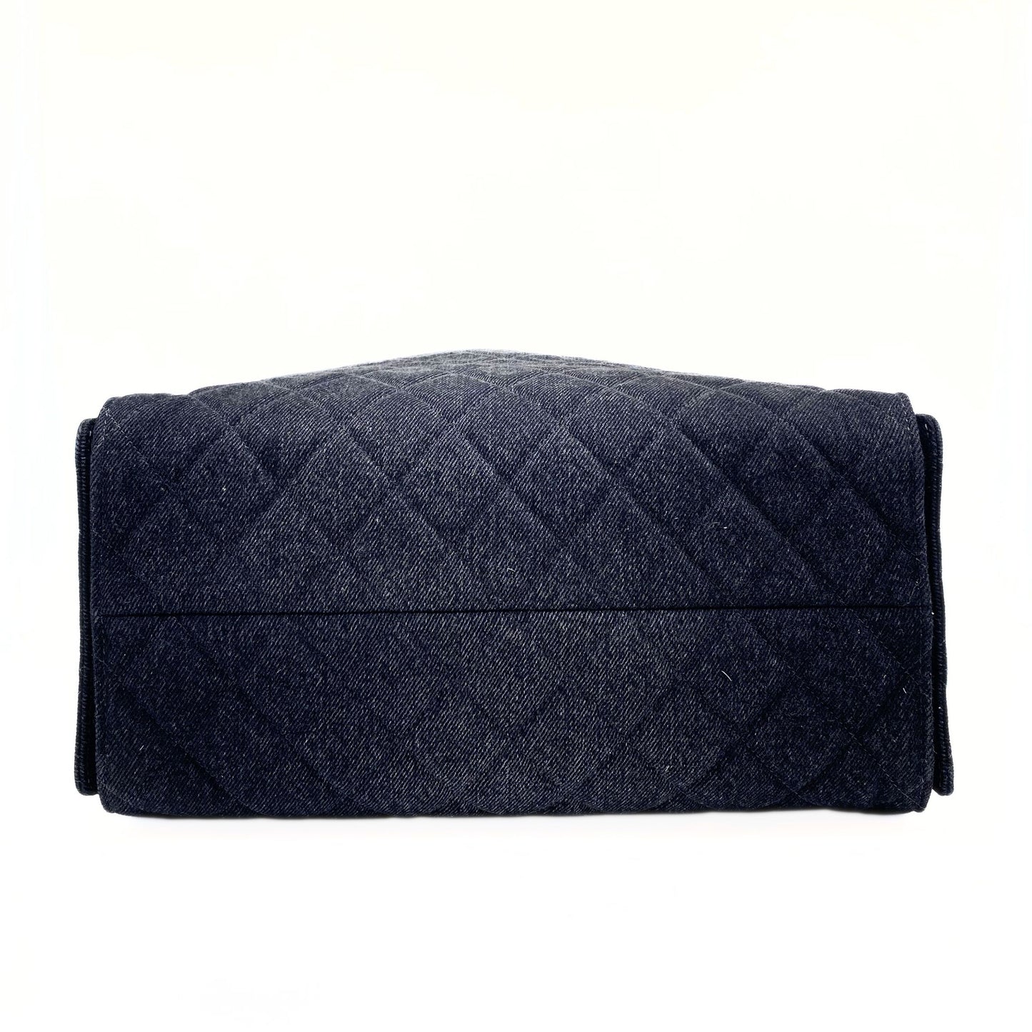 Chanel 25 Medium Black Denim Bag
