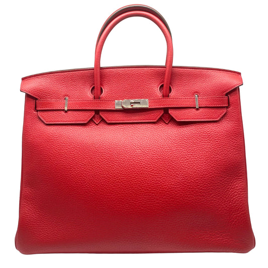 Hermes Birkin 40 Rouge VIF Palladium Hardware