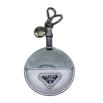 Prada Silver Mirror Keychain