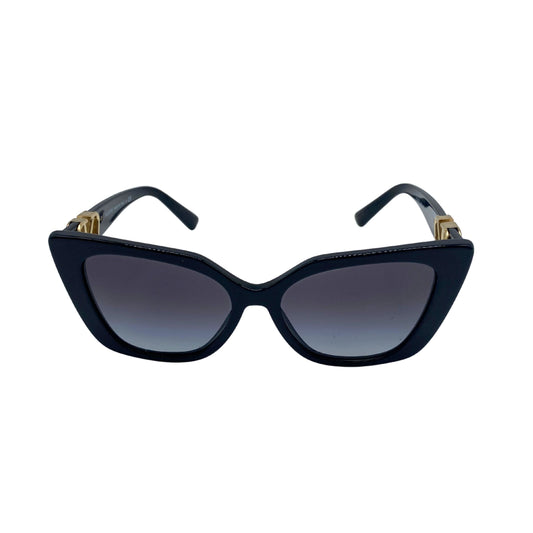 Valentino V Logo Matte Gold Sunglasses