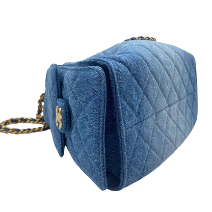 Chanel 25 Small Washed Denim