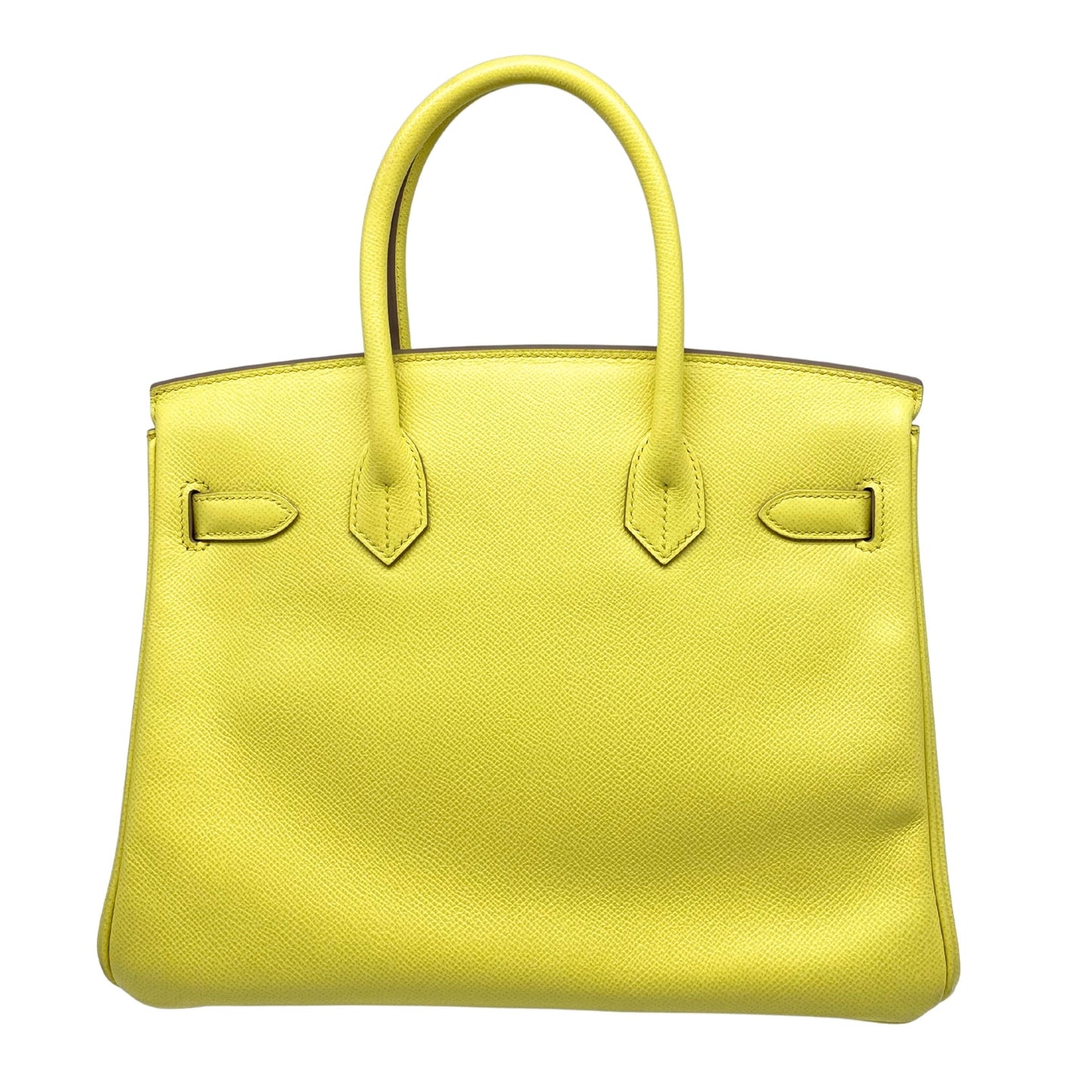 Hermes Birkin 30 Lime Epson Leather w/ Platinum Hardware