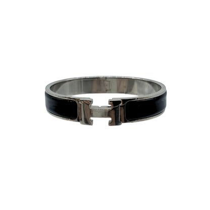 Hermes Noir Clic H Bracelet
