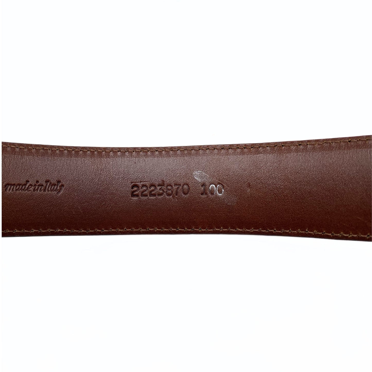 Polo Ralph Lauren Black Alligator Silvertone Hardware Belt