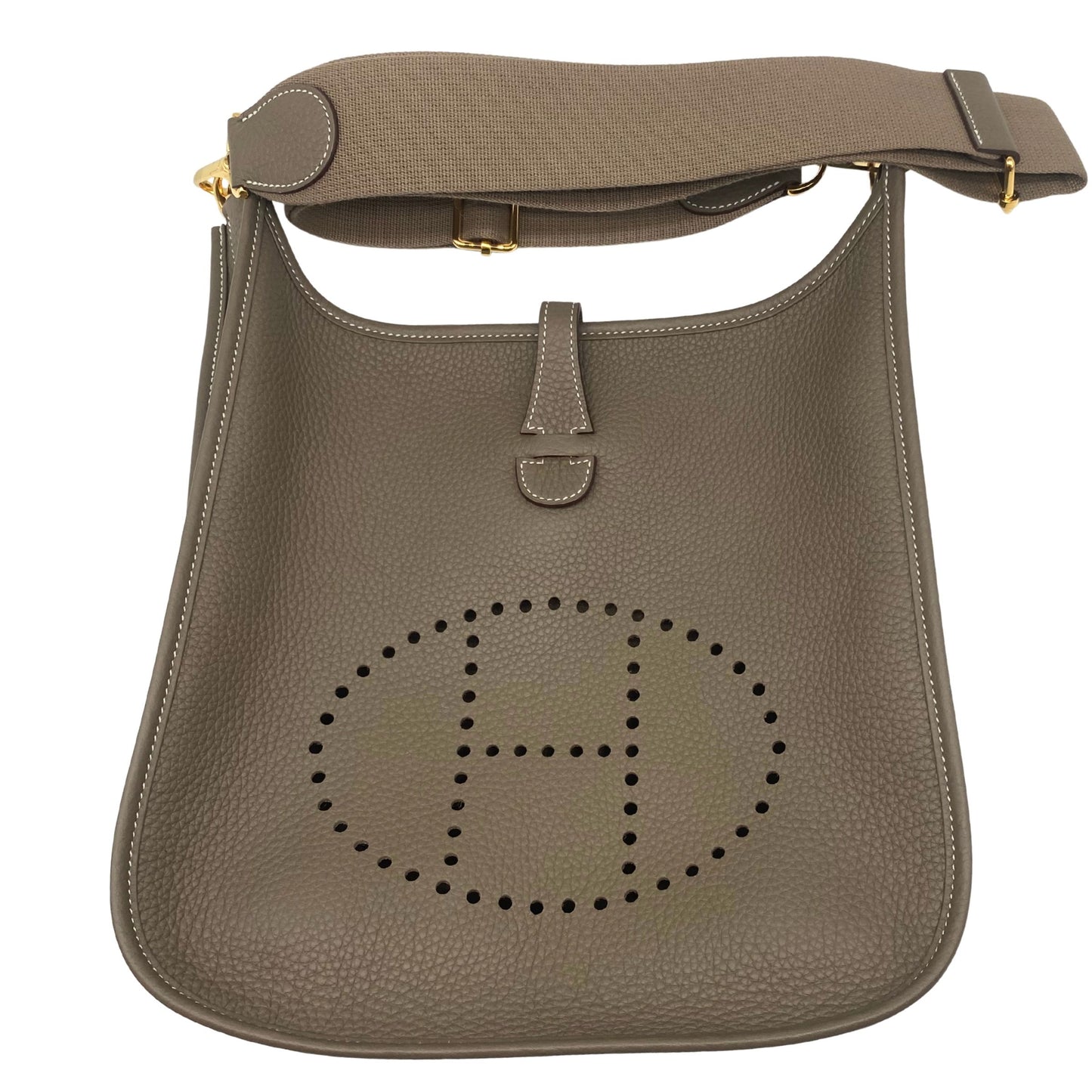 Hermes Evelyn III PM 29 Etoupe Clemance Gold Hardware